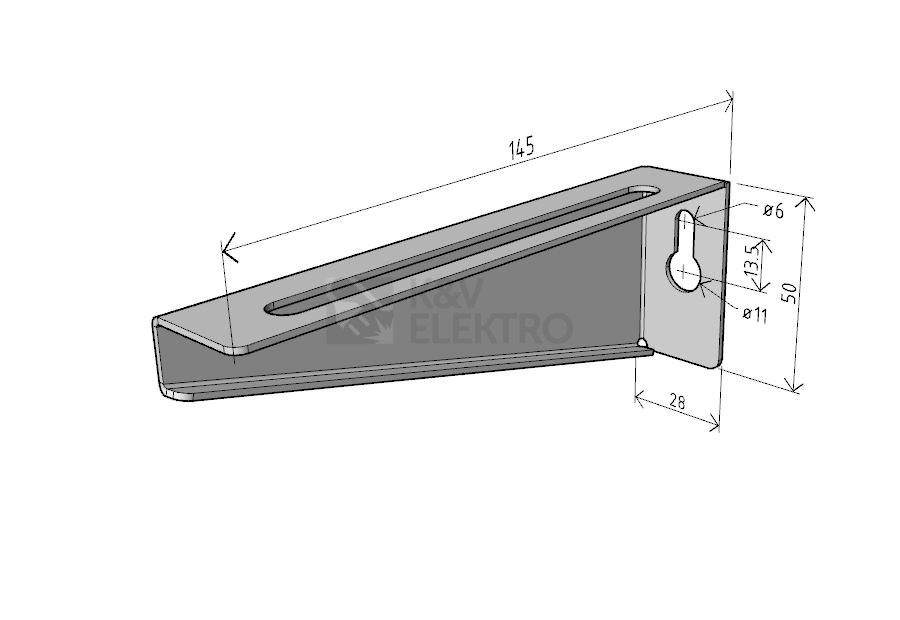 Obrázek produktu Nosník Arkys Merkur 2 NZMU 100 GZ ARK-215310 1