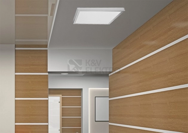 Obrázek produktu Rámeček k přisazení LED panelu Ecolite ZEUS LED-GPL44-RAM/BI 600x600mm bílá 1