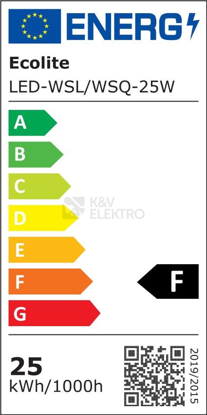 Obrázek produktu LED podhledové svítidlo Ecolite LADA LED-WSL-25W/41/CHR 25W 4100K neutrální bílá 3