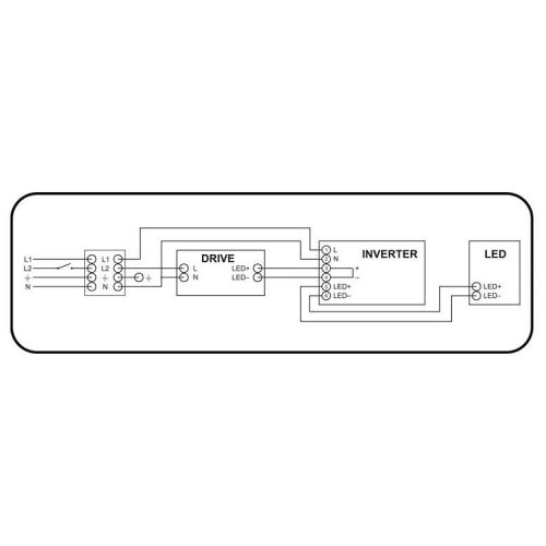 Nouzový modul k LED svítidlům 3-56W Ecolite EMERGENCY TL390X-LED-EM
