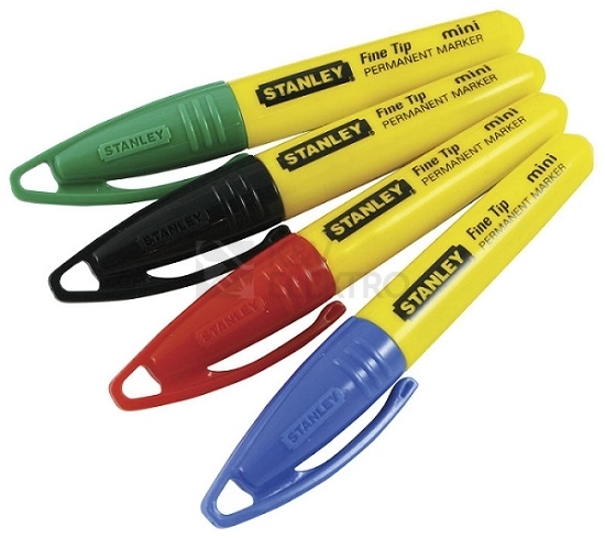 Obrázek produktu Permanentní mini-popisovač fixa Stanley 1-47-329 různé barvy 0