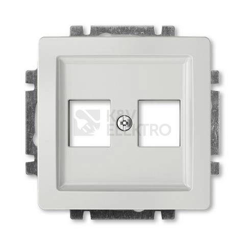 Obrázek produktu ABB Swing (L) kryt datové zásuvky světle šedá 5014G-A02018 S1 0