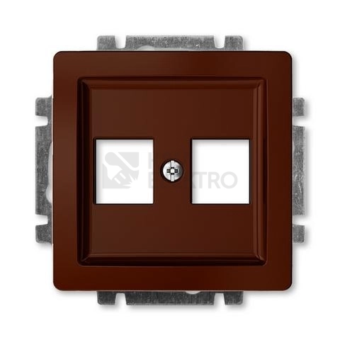 Obrázek produktu ABB Swing (L) kryt datové zásuvky hnědá 5014G-A02018 H1 0