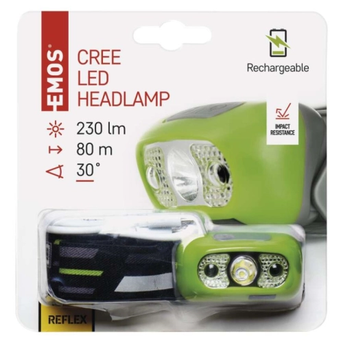 LED čelovka EMOS P3534 nabíjecí 1200mAh 1xCREE LED (obrázek 6)