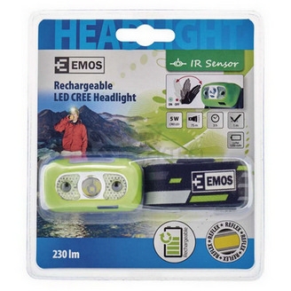 Obrázek produktu LED čelovka EMOS P3534 nabíjecí 1200mAh 1xCREE LED 2