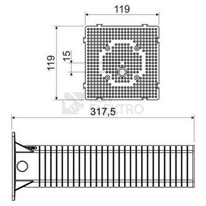 Obrázek produktu Montážní deska do zateplení KOPOS MDZ 300 KB 1