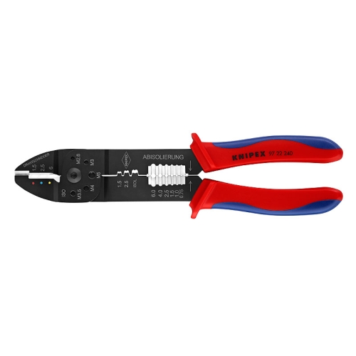 Levně Lisovací/krimpovací kleště Knipex 97 22 240 na oka, spojky a fastony