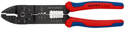 Lisovací/krimpovací kleště Knipex 97 22 240 na oka, spojky a fastony