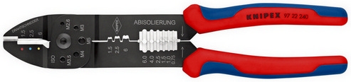 Obrázek produktu Lisovací/krimpovací kleště Knipex 97 22 240 na oka, spojky a fastony 0