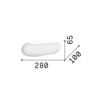 Nástěnné svítidlo Ideal LUX Moris Bianco 2x40W G9 034546 (obrázek 4)