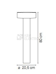 Obrázek produktu Sloupkové svítidlo Ideal LUX Tesla PT4 Big G9 4x15W IP44 153179 3