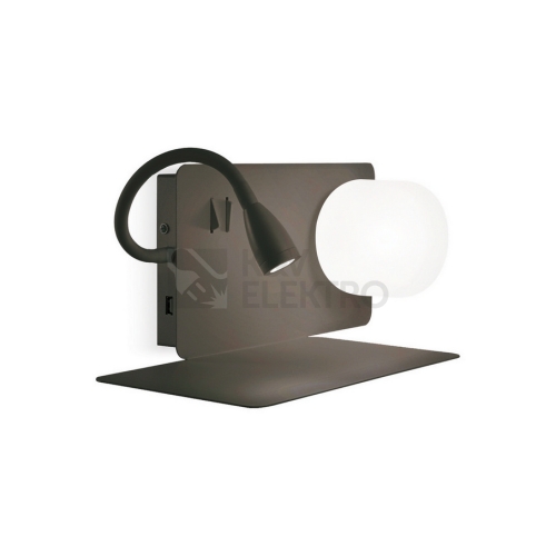 LED nástěnné svítidlo Ideal LUX Book 2x3W G9 3000K s USB 174808