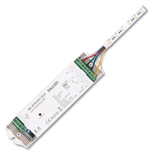 RF přijímač McLED řízení jasu CCT RGBW 4 kanály 4x5A 12-36V ML-910.041.22.0 (obrázek 8)