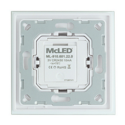 RF nástěnný ovladač McLED řízení jasu 1 kanál ML-910.601.22.0