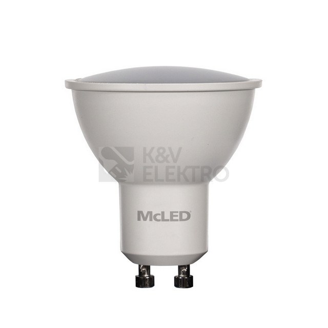 Obrázek produktu  LED žárovka GU10 McLED 4,6W (35W) neutrální bílá (4000K), reflektor 100° ML-312.149.87.0 3