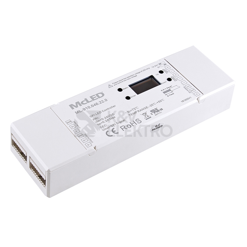 Obrázek produktu Přijímač DMX RF-DM-SPI-OLED McLED ML-910.046.22.0 1