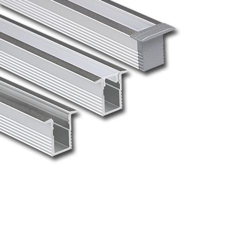 Vestavný hliníkový profil McLED VN 13x12mm včetně matného difuzoru 2m ML-761.029.43.2