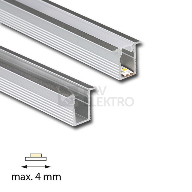 Obrázek produktu Vestavný hliníkový profil McLED VN 13x12mm včetně matného difuzoru 2m ML-761.029.43.2 2