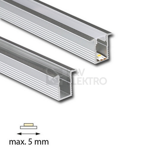 Obrázek produktu Vestavný hliníkový profil McLED VN 13x12mm včetně matného difuzoru 2m ML-761.029.43.2 5