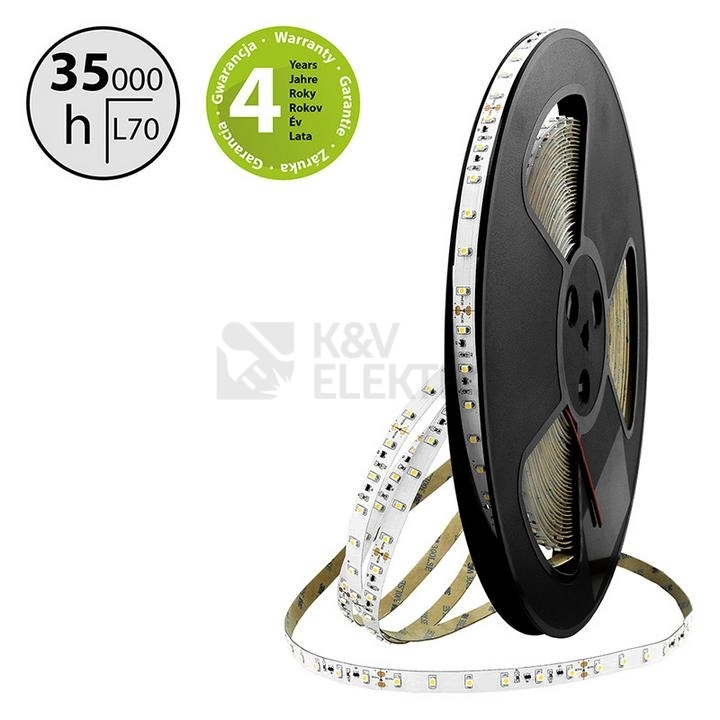 Obrázek produktu LED pásek McLED 24V neutrální bílá š=10mm IP20 4,8W/m 60LED/m SMD3528 ML-126.794.60.8 (20m) 1