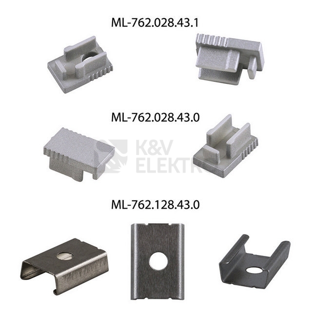 Obrázek produktu Přisazený hliníkový profil McLED PV 8x12mm matný difuzor 2m ML-761.028.43.2 4