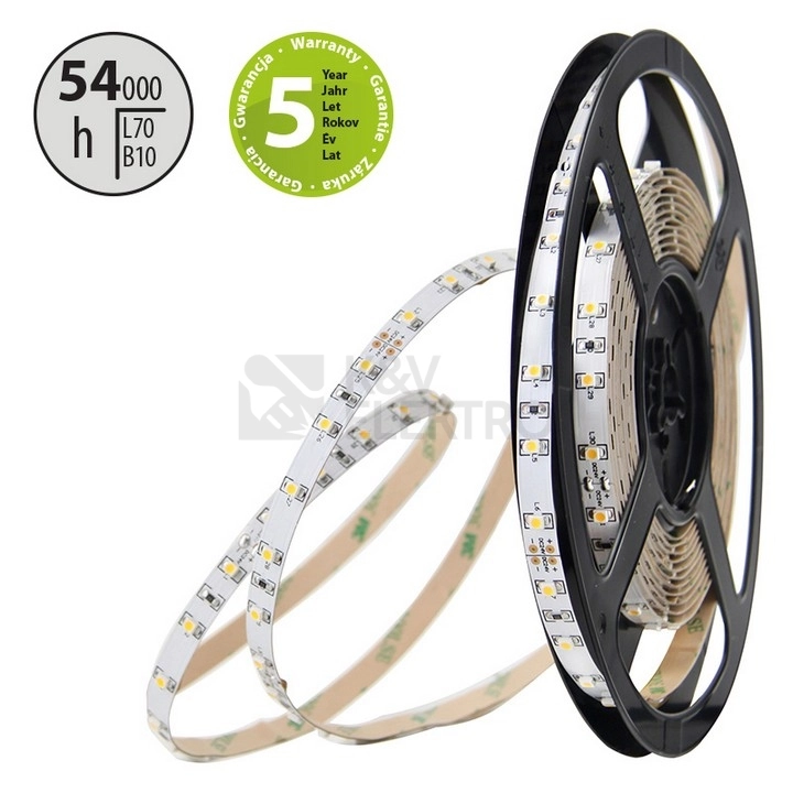 Obrázek produktu LED pásek McLED studená bílá 4,8W/m IP20 24V 8mm ML-126.206.60.2 1