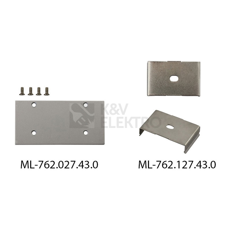 Obrázek produktu Nástěnný hliníkový profil McLED NB 42x85mm s mléčným difuzorem 2m ML-761.027.43.2 3
