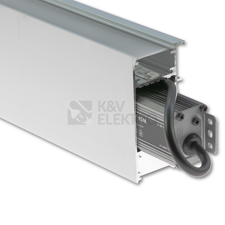 Obrázek produktu Nástěnný hliníkový profil McLED NB 42x85mm s mléčným difuzorem 2m ML-761.027.43.2 6