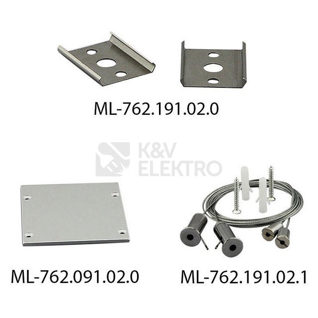 Obrázek produktu Závěsný hliníkový profil McLED ZT 55x70mm s matným difuzorem 1m ML-761.091.02.1 10