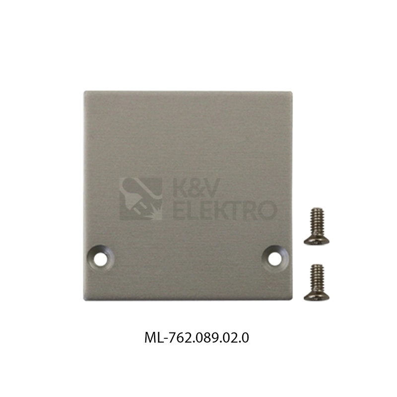 Obrázek produktu Koncovka LED profilu PN bez otvoru kovová McLED ML-762.089.02.0 0