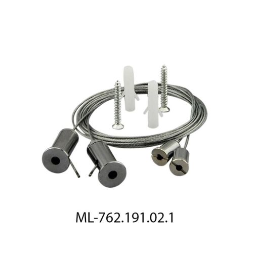 Sada k zavěšení profilu ZT délka 1,5 m 2x lanko s příslušenstvím McLED ML-762.191.02.1