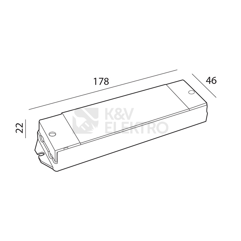 Obrázek produktu RF stmívatelný driver 300mA McLED ML-910.005.22.0 1