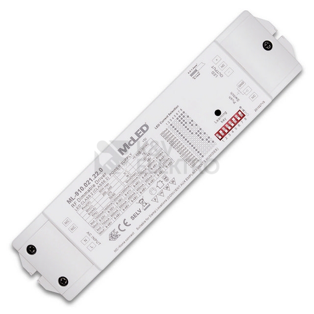 Obrázek produktu RF stmívatelný driver 250-1500mA McLED ML-910.021.22.0 0