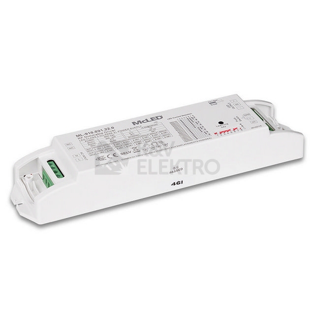 Obrázek produktu RF stmívatelný driver 250-1500mA McLED ML-910.021.22.0 5