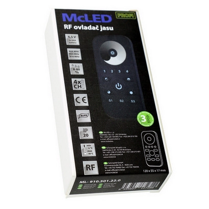 Dálkový ovladač McLED ML-910.501.22.0 RF2819S-DIM (obrázek 5)