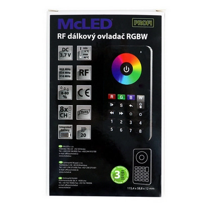 RF ovladač RGBW McLED ML-910.545.22.0 (obrázek 5)
