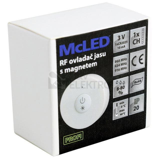 Obrázek produktu RF ovladač mini McLED ML-910.603.22.0 9