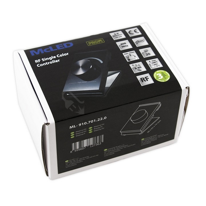 Obrázek produktu RF stolní ovladač řízení jasu McLED ML-910.701.22.0 6