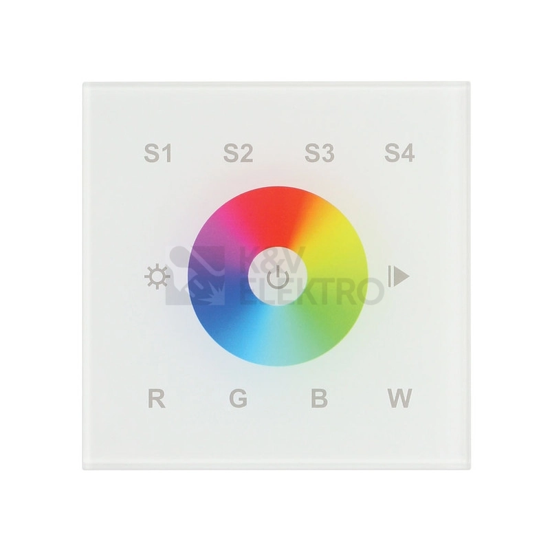 Obrázek produktu RF nástěnný ovladač RGBW McLED ML-910.843.22.0 0