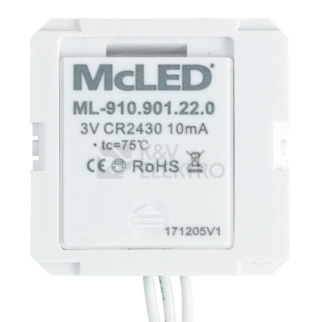 Obrázek produktu RF dálkový ovladač McLED pro řízení jasu 1 kanál do krabičky ML-910.901.22.0 4
