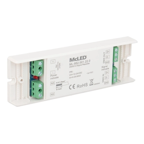 DMX zesilovač signálu 12-24V McLED ML-952.001.22.0 (obrázek 9)