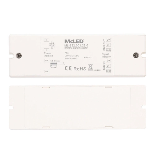 DMX zesilovač signálu 12-24V McLED ML-952.001.22.0 (obrázek 8)