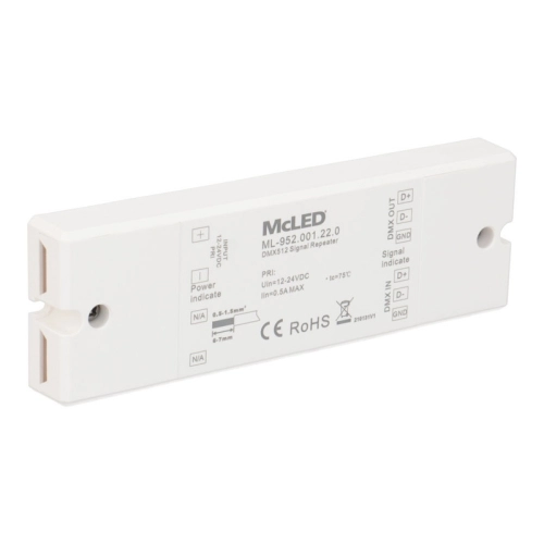 DMX zesilovač signálu 12-24V McLED ML-952.001.22.0 (obrázek 3)