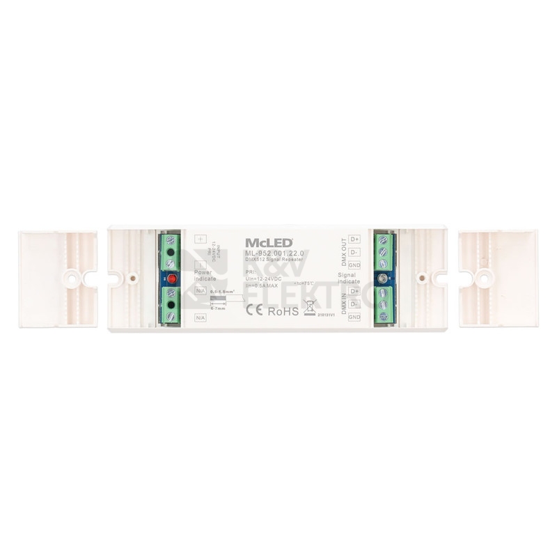 Obrázek produktu DMX zesilovač signálu 12-24V McLED ML-952.001.22.0 7