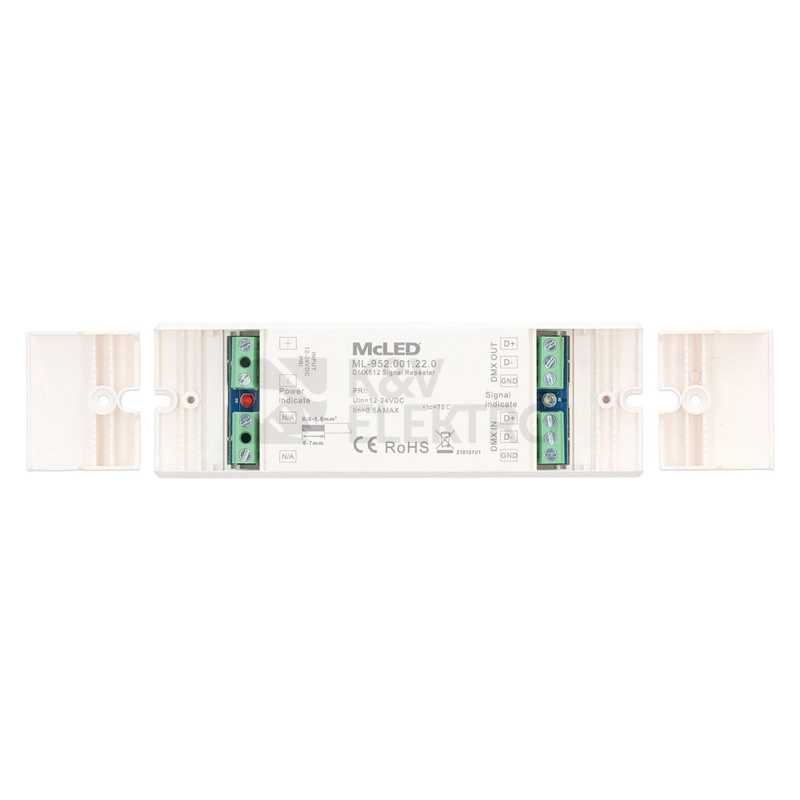 Obrázek produktu DMX zesilovač signálu 12-24V McLED ML-952.001.22.0 7