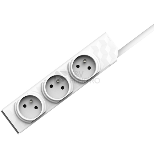  POWERCUBE PowerStrip Modular 1m prodlužovací kabel 3zásuvky