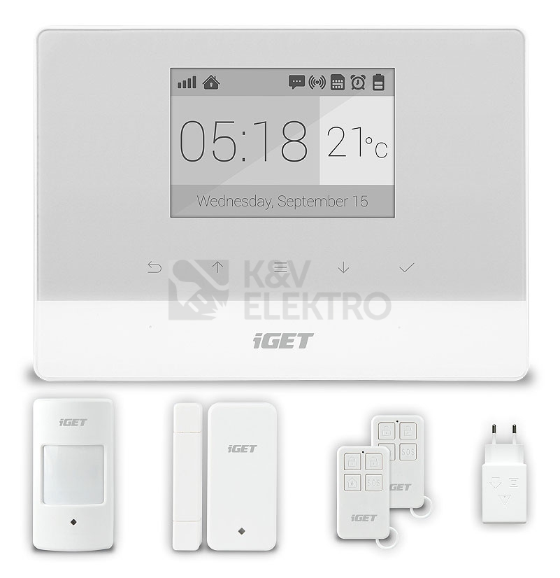 Obrázek produktu Domácí GSM Alarm set iGET SECURITY M3 0