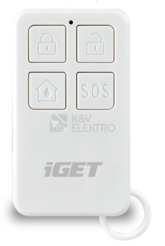 Obrázek produktu Dálkové ovládání (klíčenka) k obsluze alarmu iGET SECURITY M3P5 0