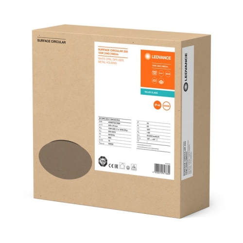 LED svítidlo LEDVANCE Surface Circular 250mm 13W/4000K neutrální bílá IP44