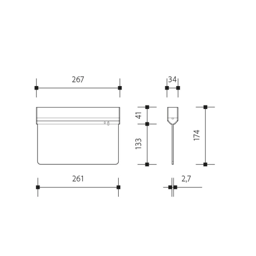 Základna pro nouzové svítidlo Panlux EUROPA LED PN02200001 (obrázek 2)